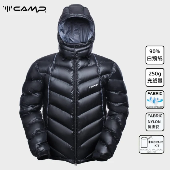 Casaco de luxo personalizado Ultra Light 90% Wgd Ganso/Pato Moda Puffer Lady Mulher Roupas Dobrável Inverno Moda Jaqueta Tecido Poliéster Água